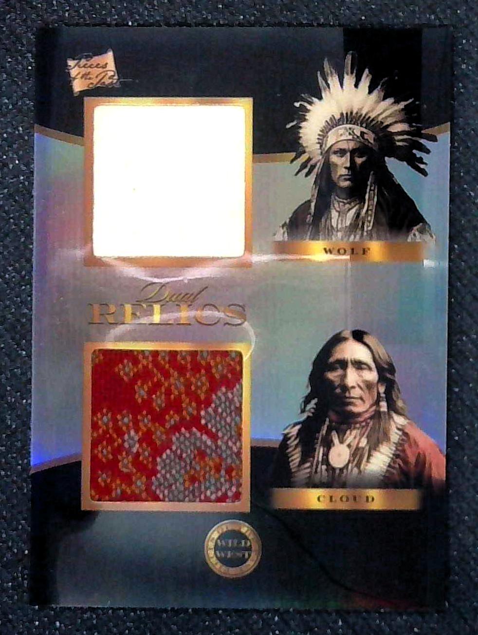 2025 Pieces of the Past Wild West #777 Dual Relic Little Wolf Red Cloud