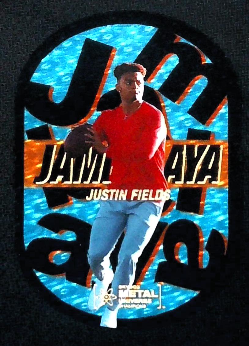 2021 UD Skybox Metal Jambalaya Justin Fields