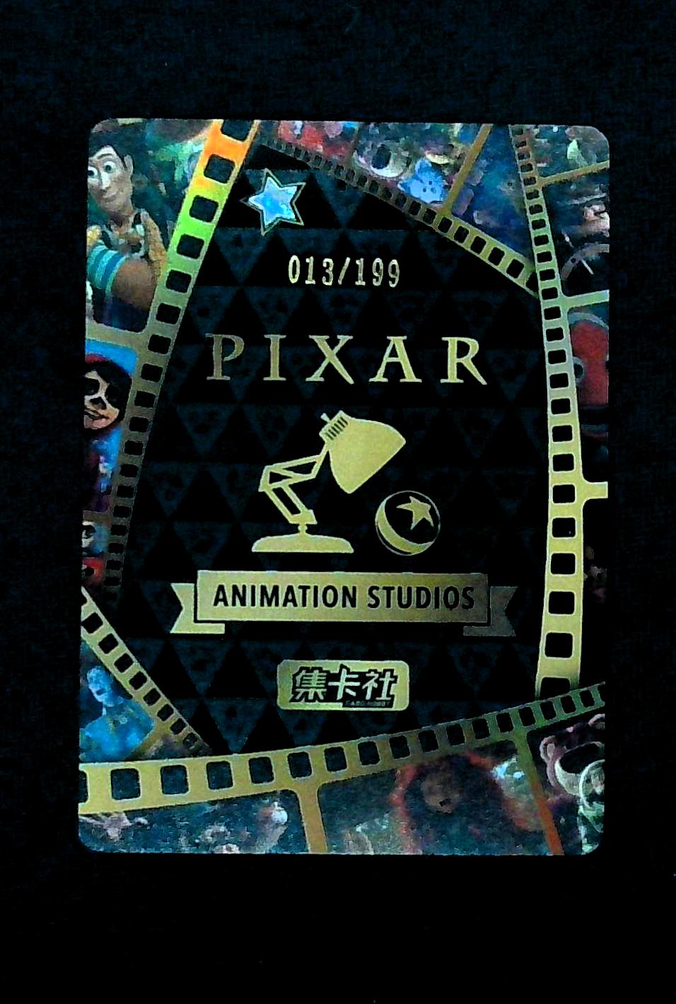 Wall-E EVE 013/199 Gold Limited Disney Pixar 37th Oscars Trading Card
