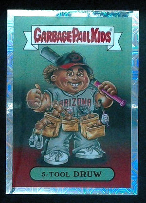 2024 Druw Jones Bowman Chrome GARBAGE PAIL KIDS MOJO REFRACTOR SP 5-Tool #BGP-2