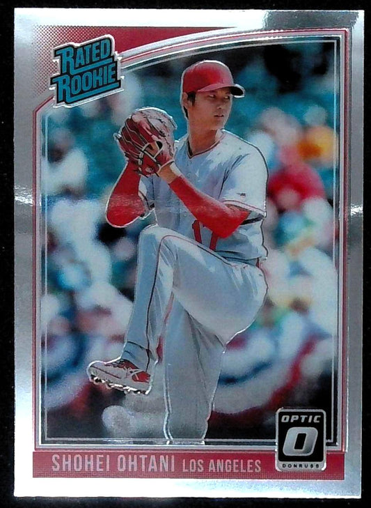 2018 Panini Donruss Optic Shohei Ohtani SP RC Rated #180 Angels Rookie