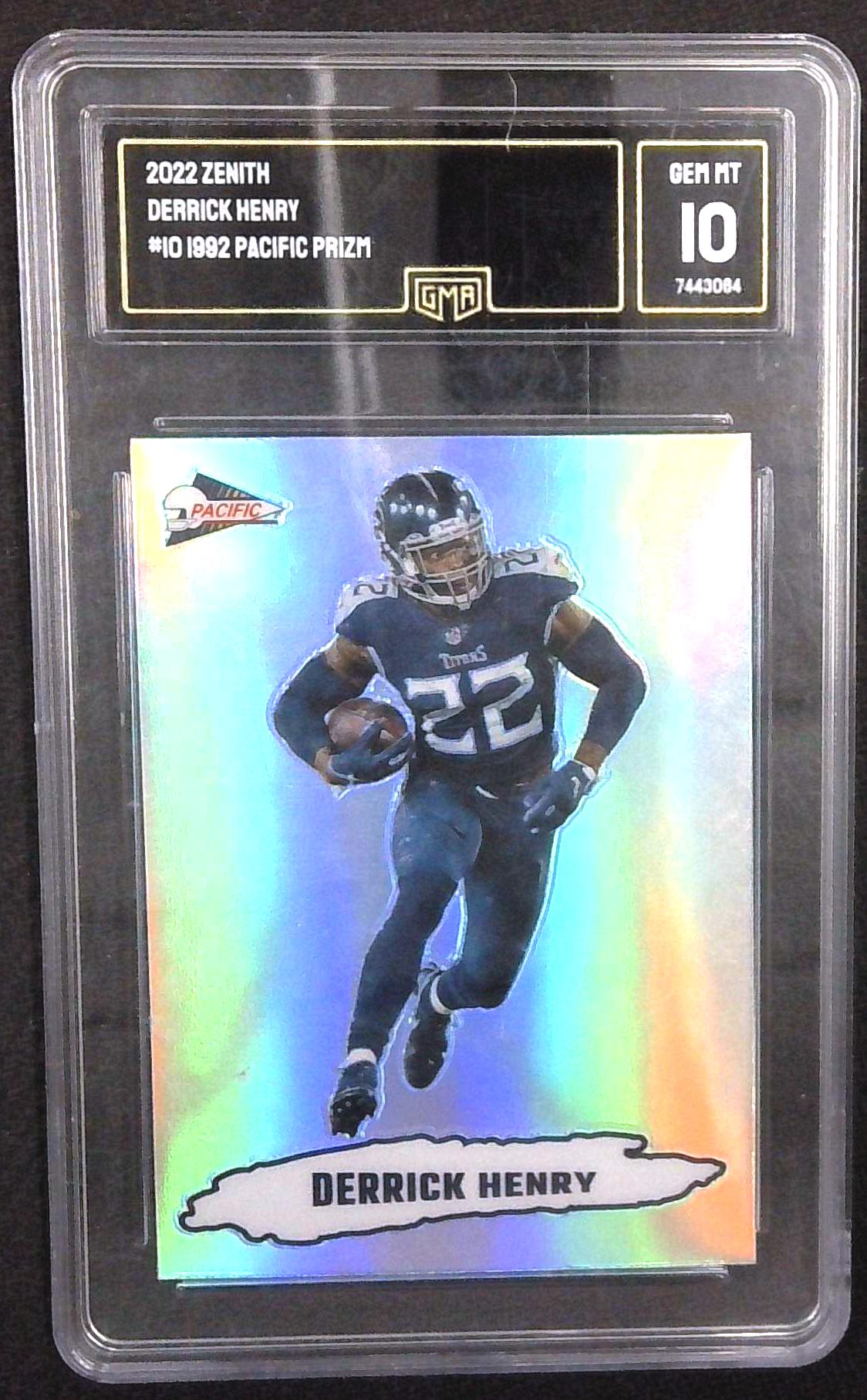 2022 Panini Zenith 1992 Pacific #PAC-10 Derrick Henry - Silver Prizm G ...