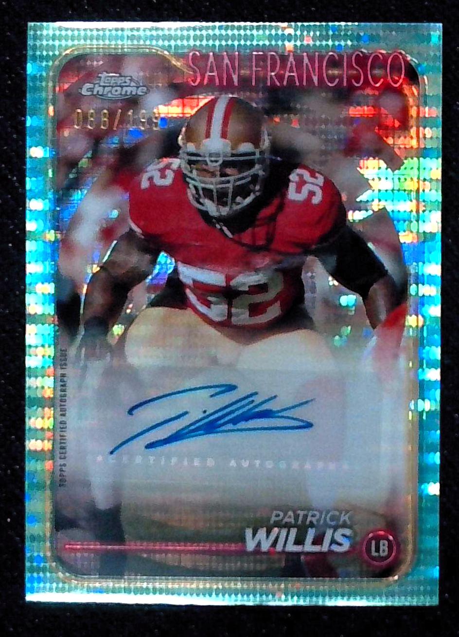 2024 Topps Chrome Patrick Willis Auto /199