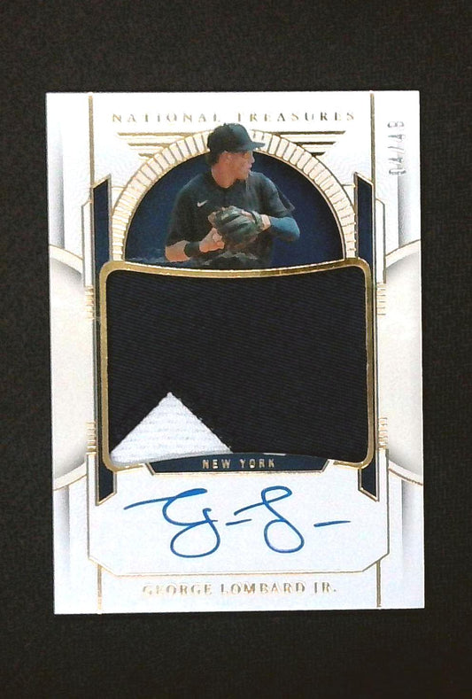 2024 Panini national Treasures - George Lombard Jr. RPA /49 - Auto