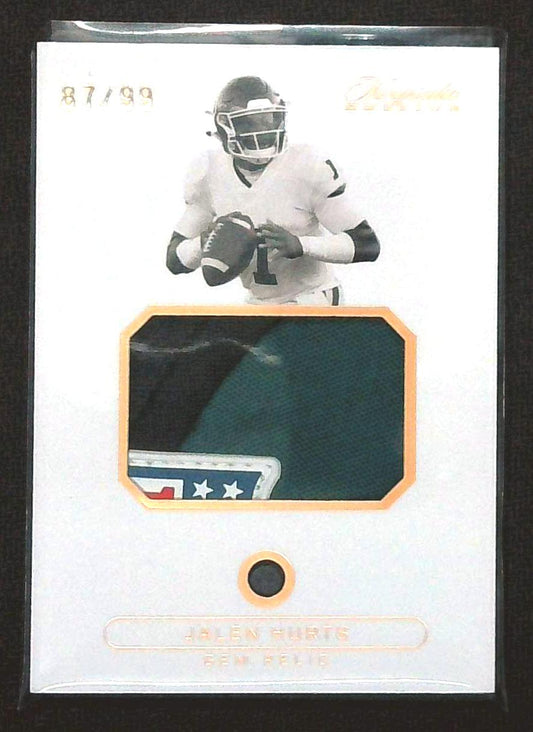 2024 Keepsake Edition Jalen Hurts NFL Shield Piece Patch /99