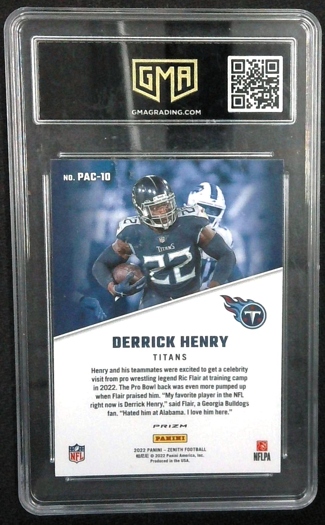 2022 Panini Zenith 1992 Pacific #PAC-10 Derrick Henry - Silver Prizm G ...