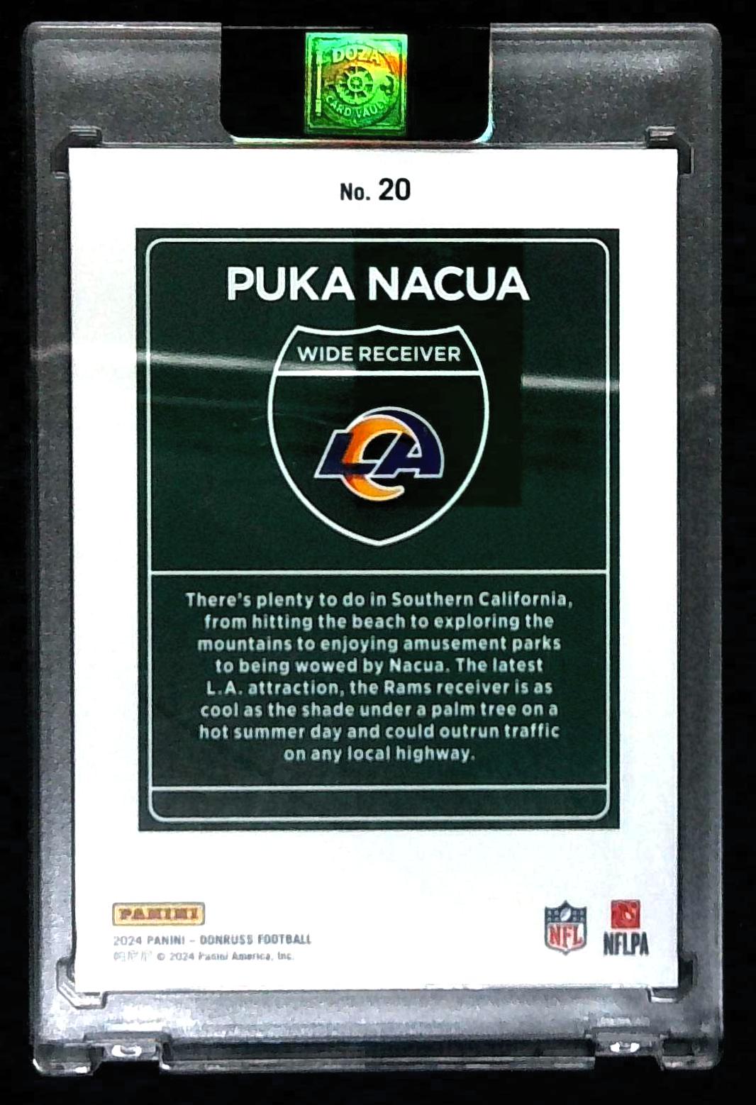 2024 Donruss Puka Nacua Downtown