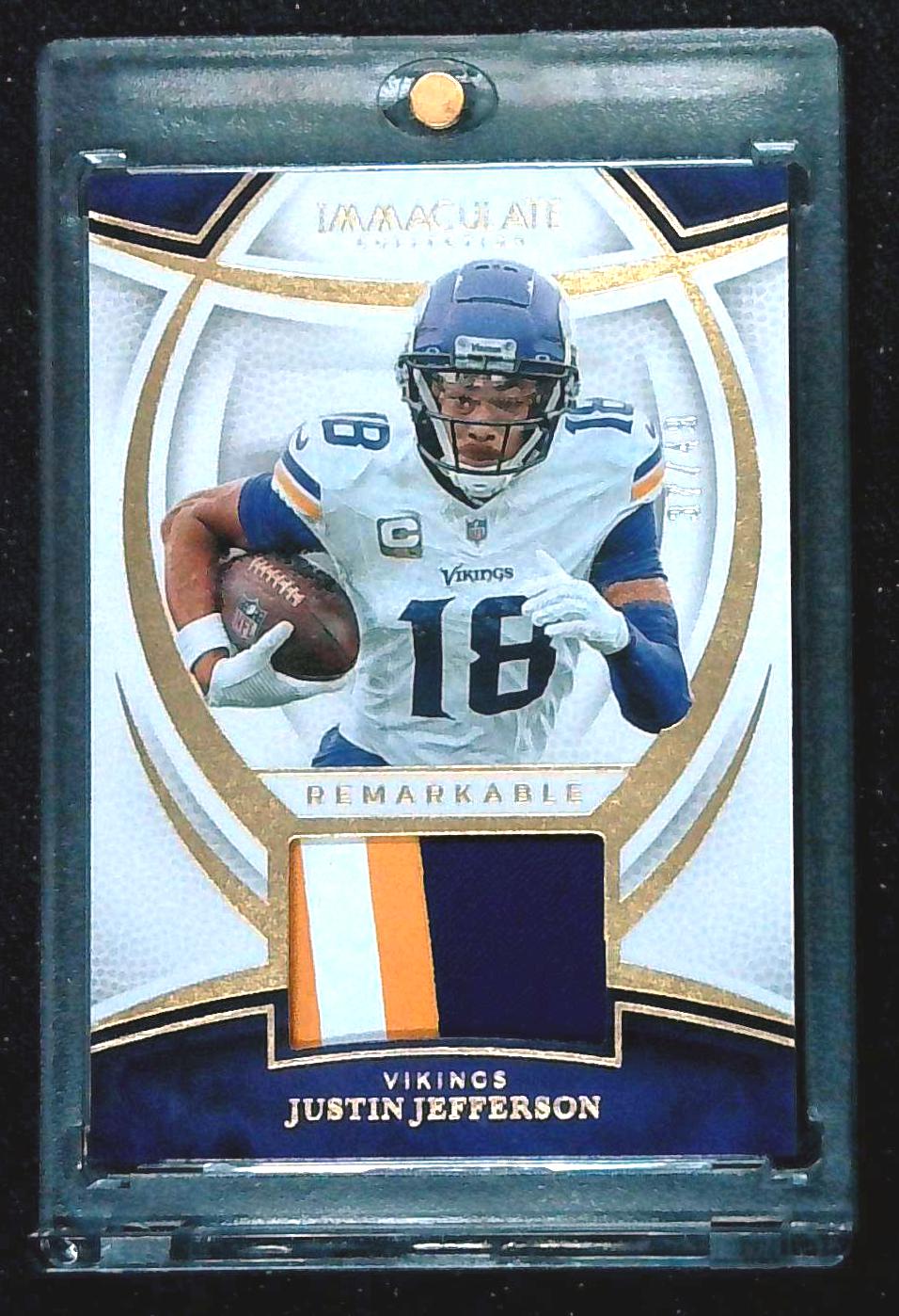 2025 Panini Immaculate Justin Jefferson Remarkable Patch Relic /49