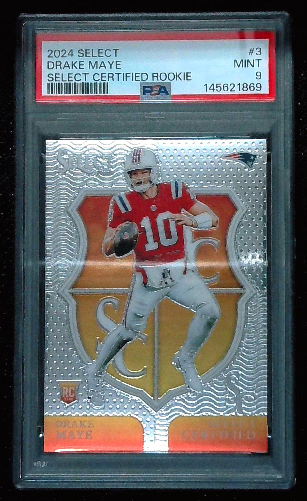 2024 Select Certified Drake Maye Rookie PSA 9