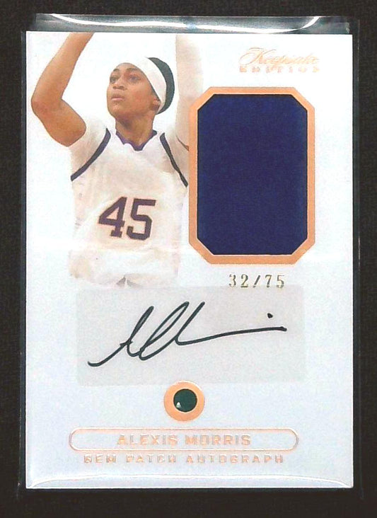 2024 Keepsake Sports #86 Alexis Morris Gem Patch AUTO /75