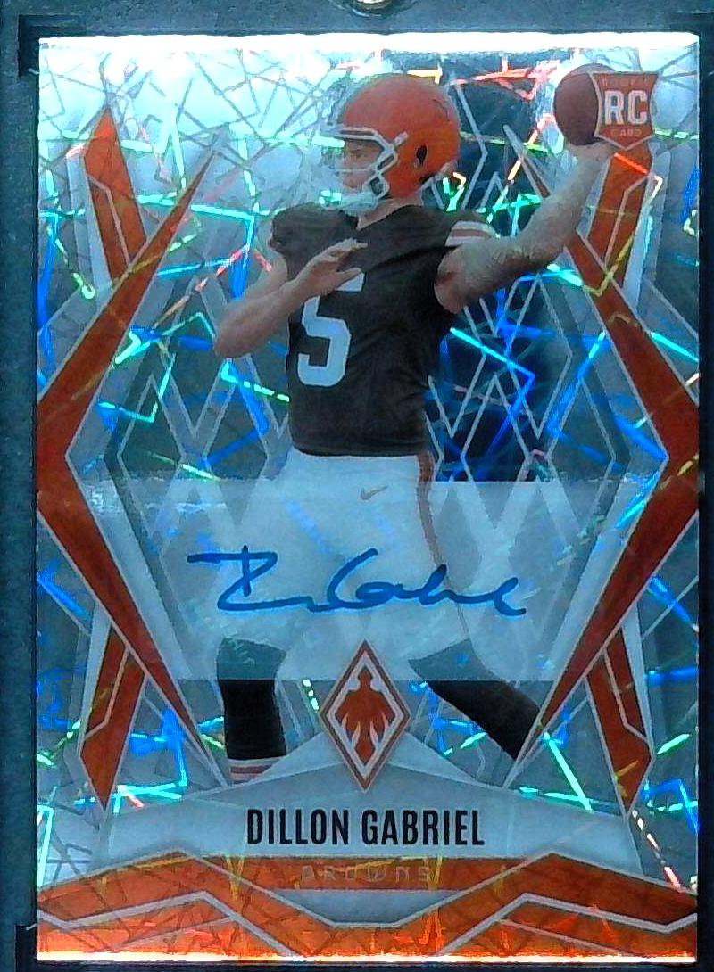 2025 Panini Phoenix - Rookies Dillon Gabriel #175 Silver Laser AUTO (RC)