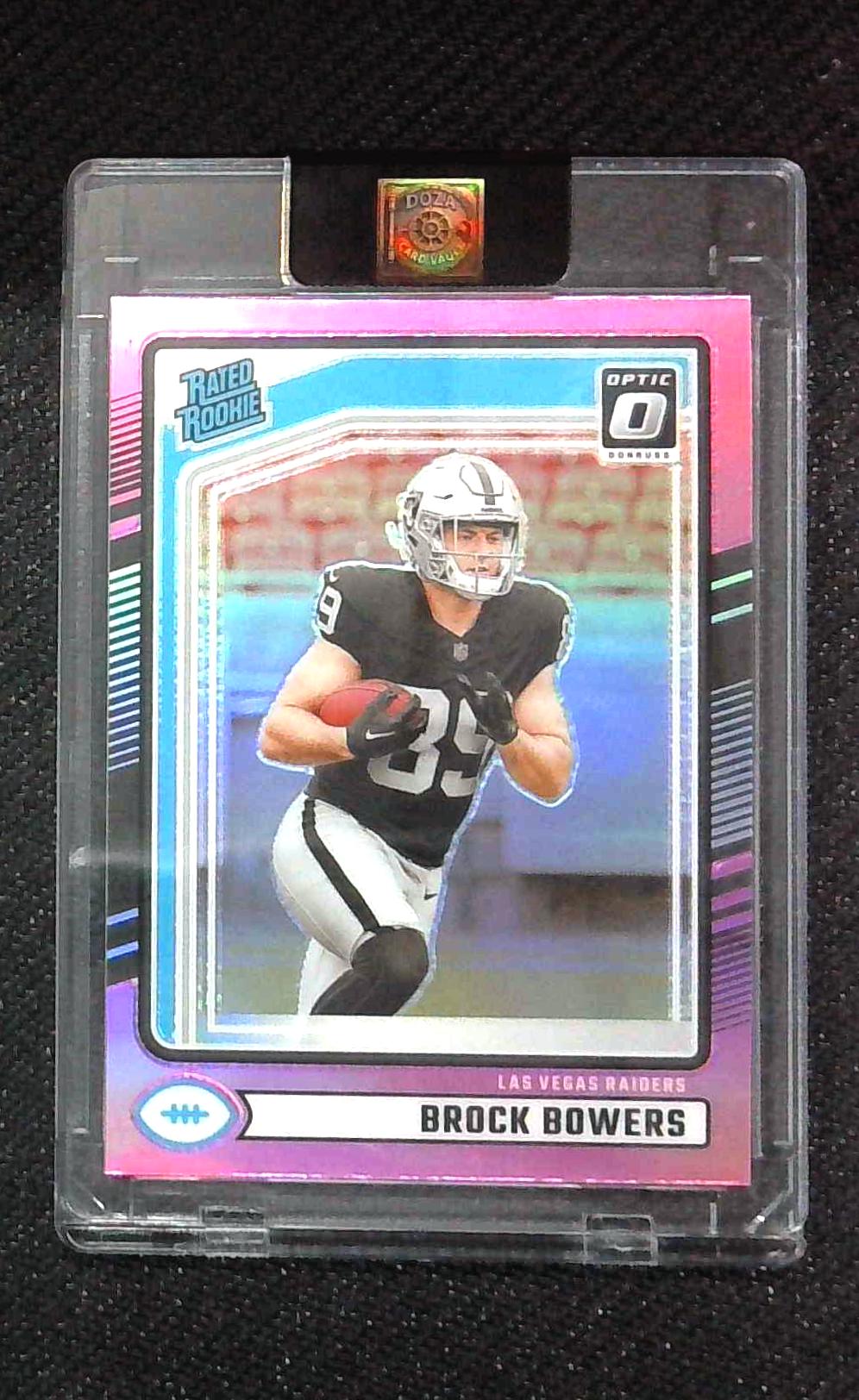 2024 Donruss Optic Pink Holo Brock Bowers Rated Rookie