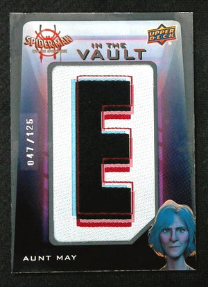 2022 Upper Deck Spider-Man Into the Spider-Verse Aunt May In the Vault Patch #VLP-11 /125