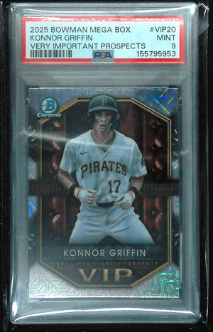2025 Bowman Mega Box Mojo Konnor Griffin VIP #VIP20 PSA 9