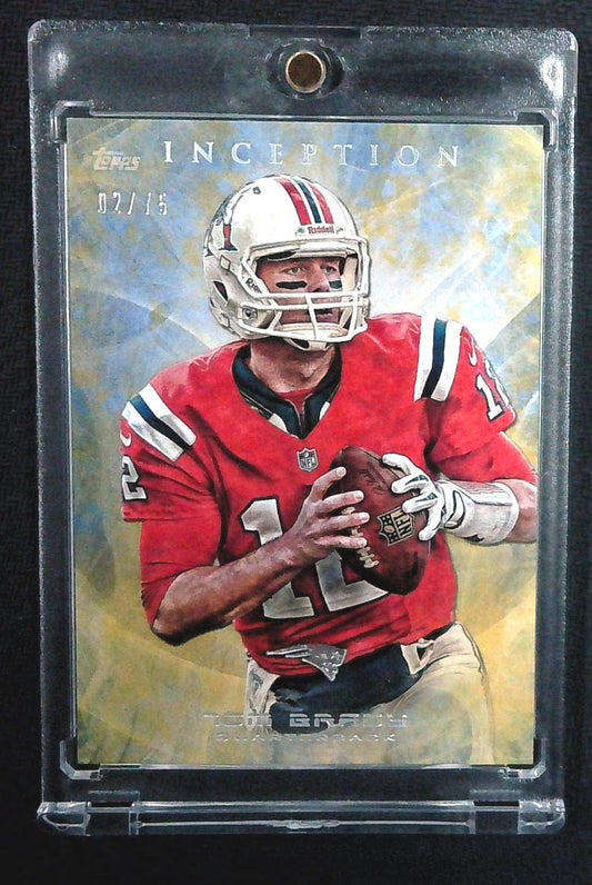 2013 Topps Inception Gold #70 Tom Brady Patriots 2/75