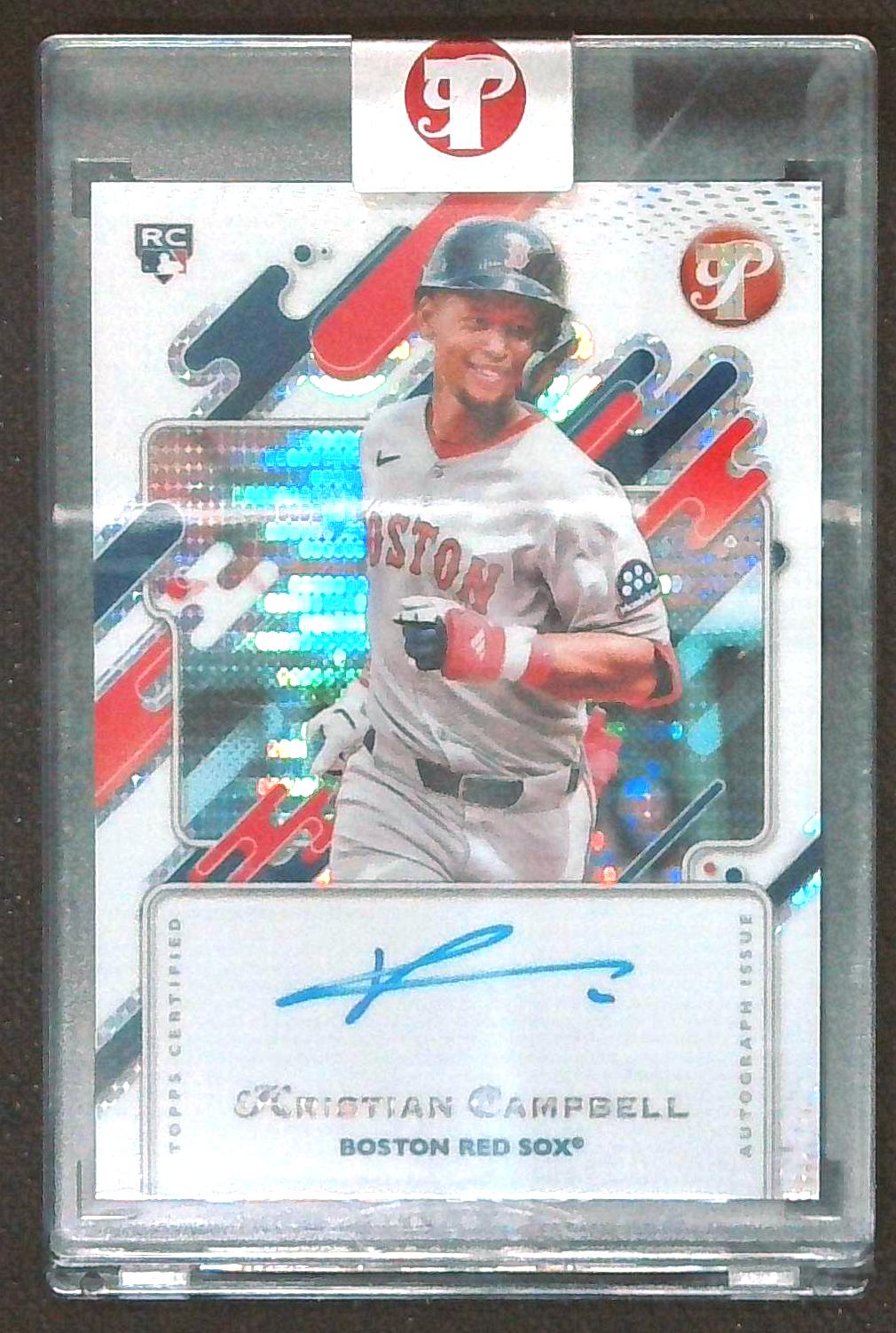 2025 Topps Pristine Auto Kristian Campbell Encased Rookie Red Sox