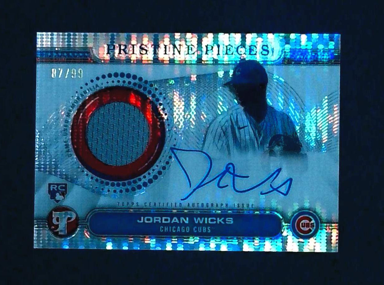 Jordan Wicks 2024 Topps Pristine Rookie /99 Pristine Pieces Auto Relic