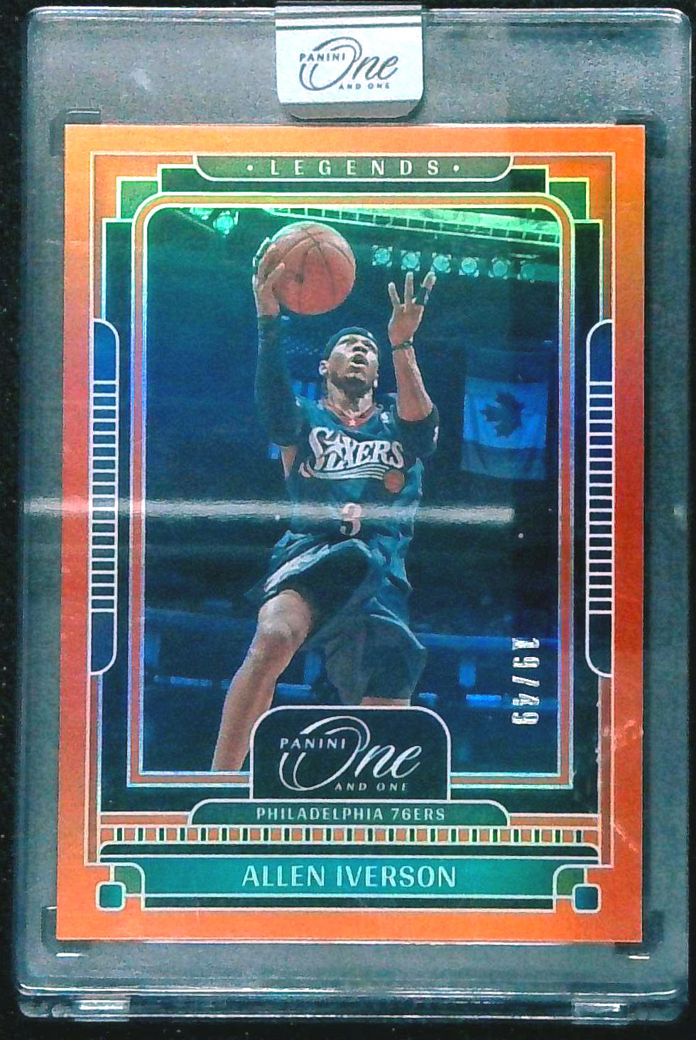 2024-25 Panini One And One Allen Iverson #152 Orange /49