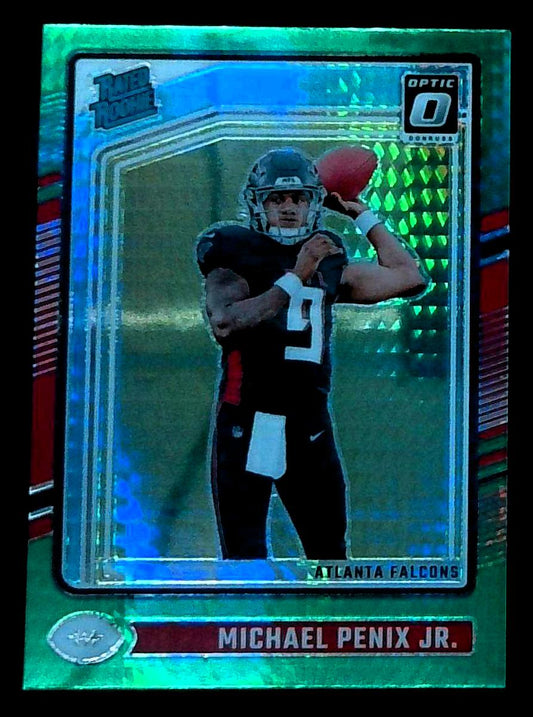 2024 Optic Michael Penix Green Hyper Rated Rookie