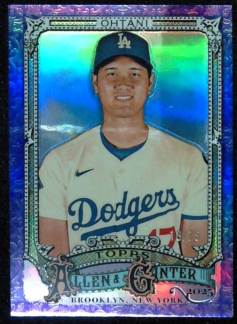 2025 Topps Allen & Ginter Chrome Shohei Ohtani Purple /75