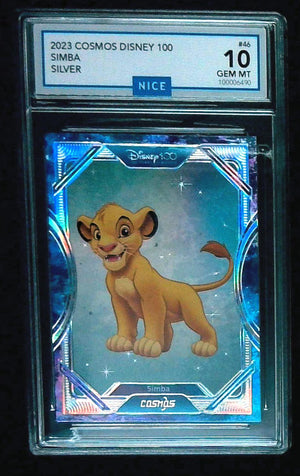 Simba Lion King 2023 Kakawow Cosmos Disney 100 All Star Silver Parallel NICE 10