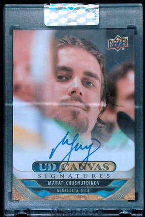 2024-25 UPPER DECK CLEAR CUT MARAT KHUSNUTDINOV UD CANVAS ROOKIE AUTO #CS-MK