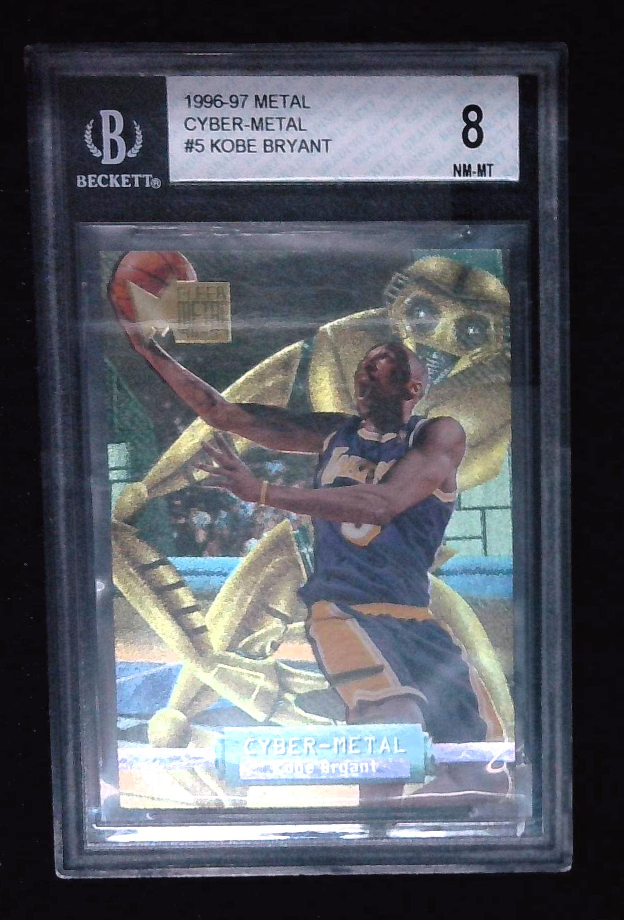 1996-97 Metal Cyber Meter #5 Kobe Bryant BGS 8
