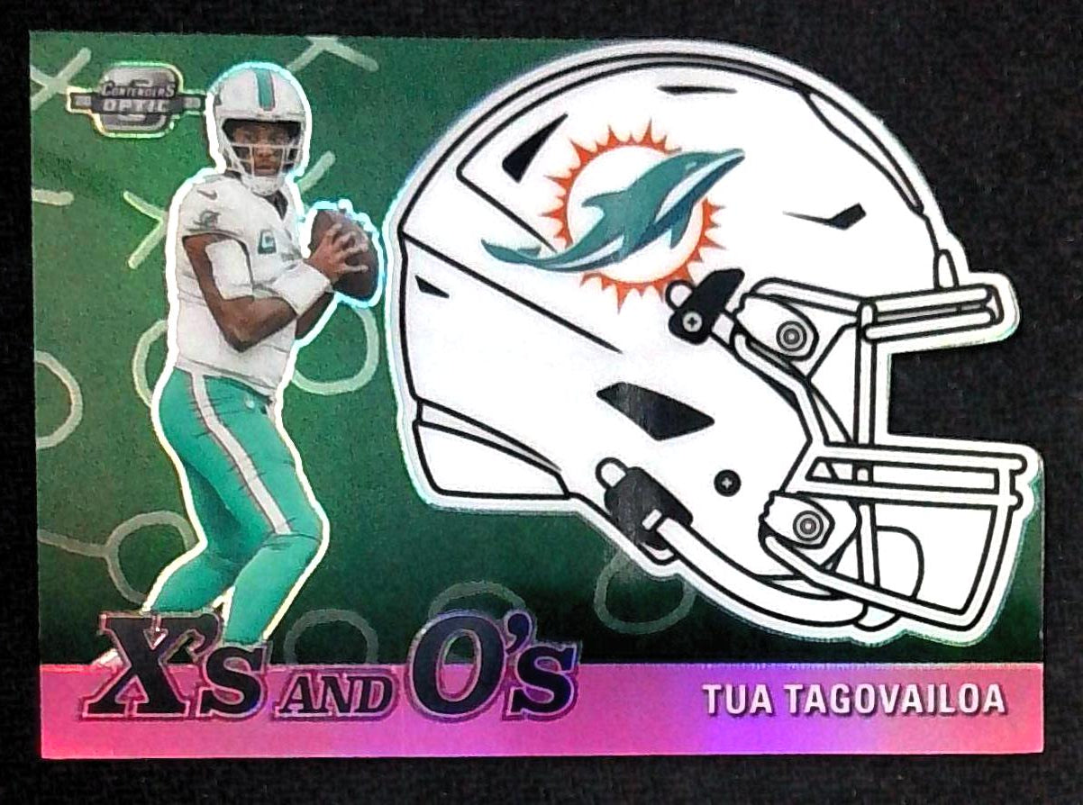 2023 Contenders Optic X's And O's Tua Tagovailoa Die Cut /75