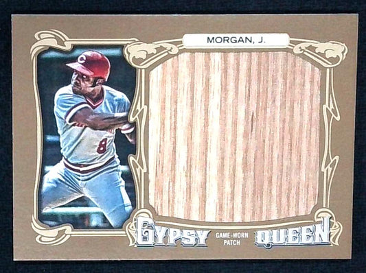 2014 Topps Gypsy Queen Joe Morgan Gold Jumbo Relic #'d 06/10