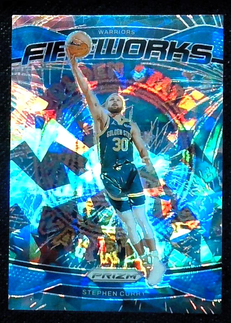2024-25 Panini Prizm Fireworks Stephen Curry /125