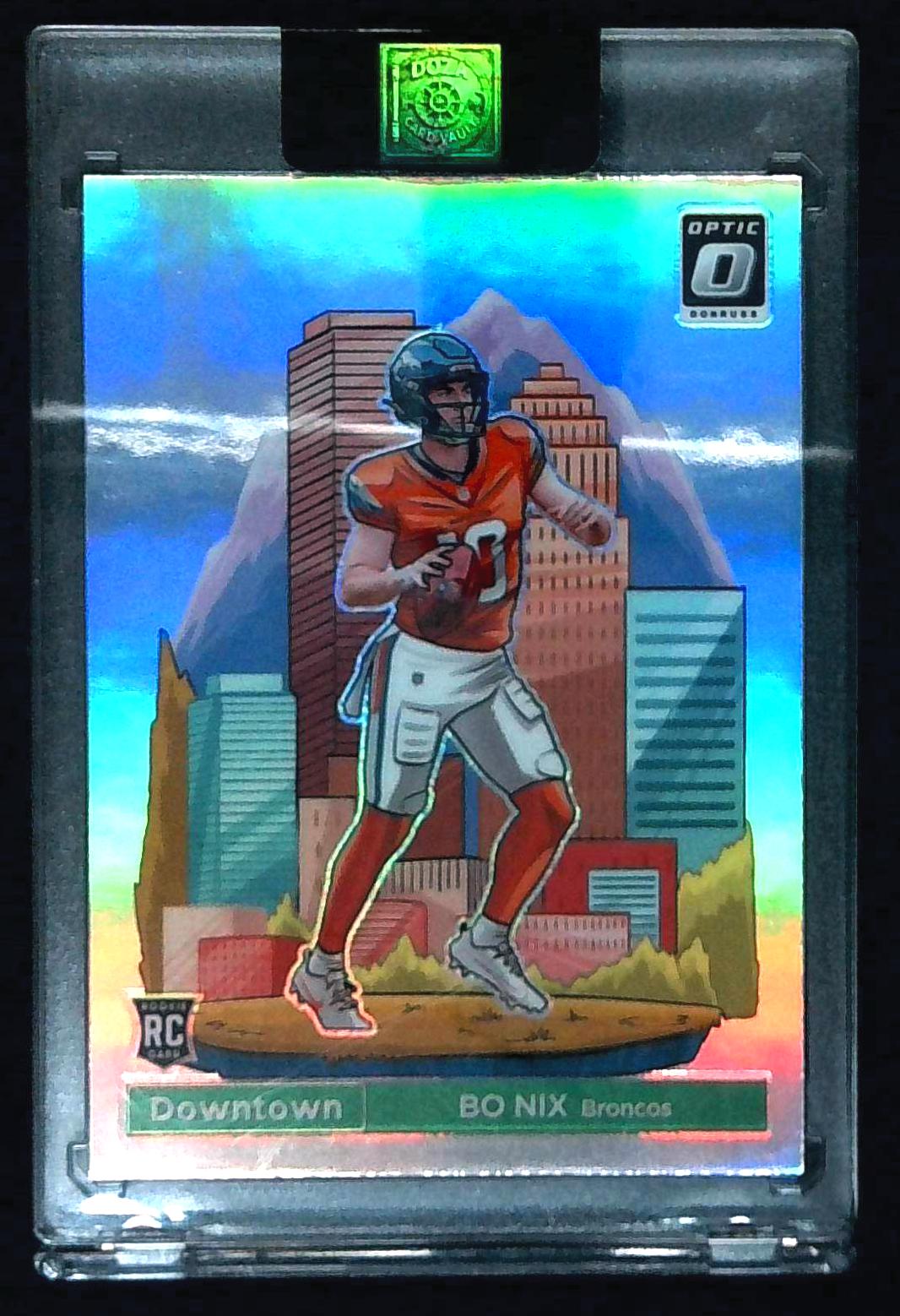 2024 Donruss Optic Bo Nix Rookie Downtown