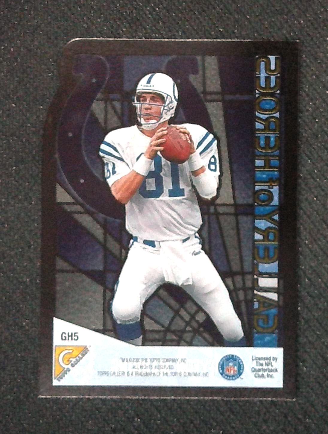 2000 Topps Gallery Peyton Manning Gallery Of Heroes