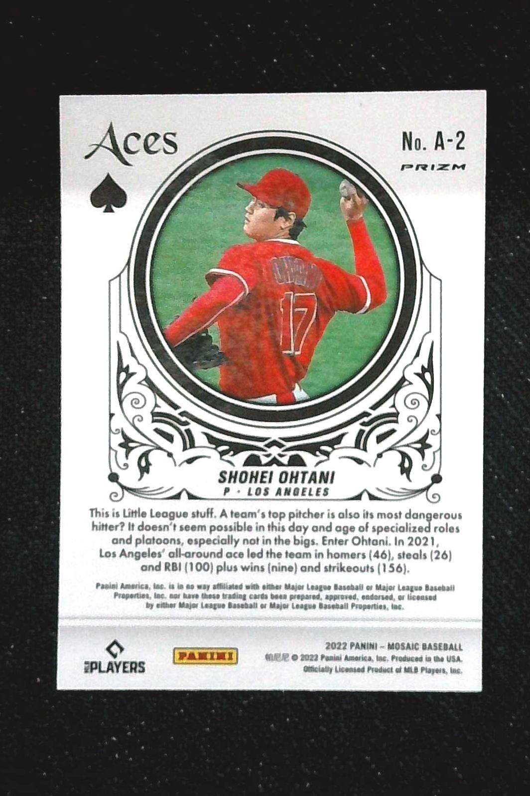 2022 Mosaic Shohei Ohtani Aces Mosaic