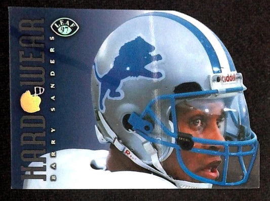 1997 Leaf Hard Wear Barry Sanders Die Cut /3500