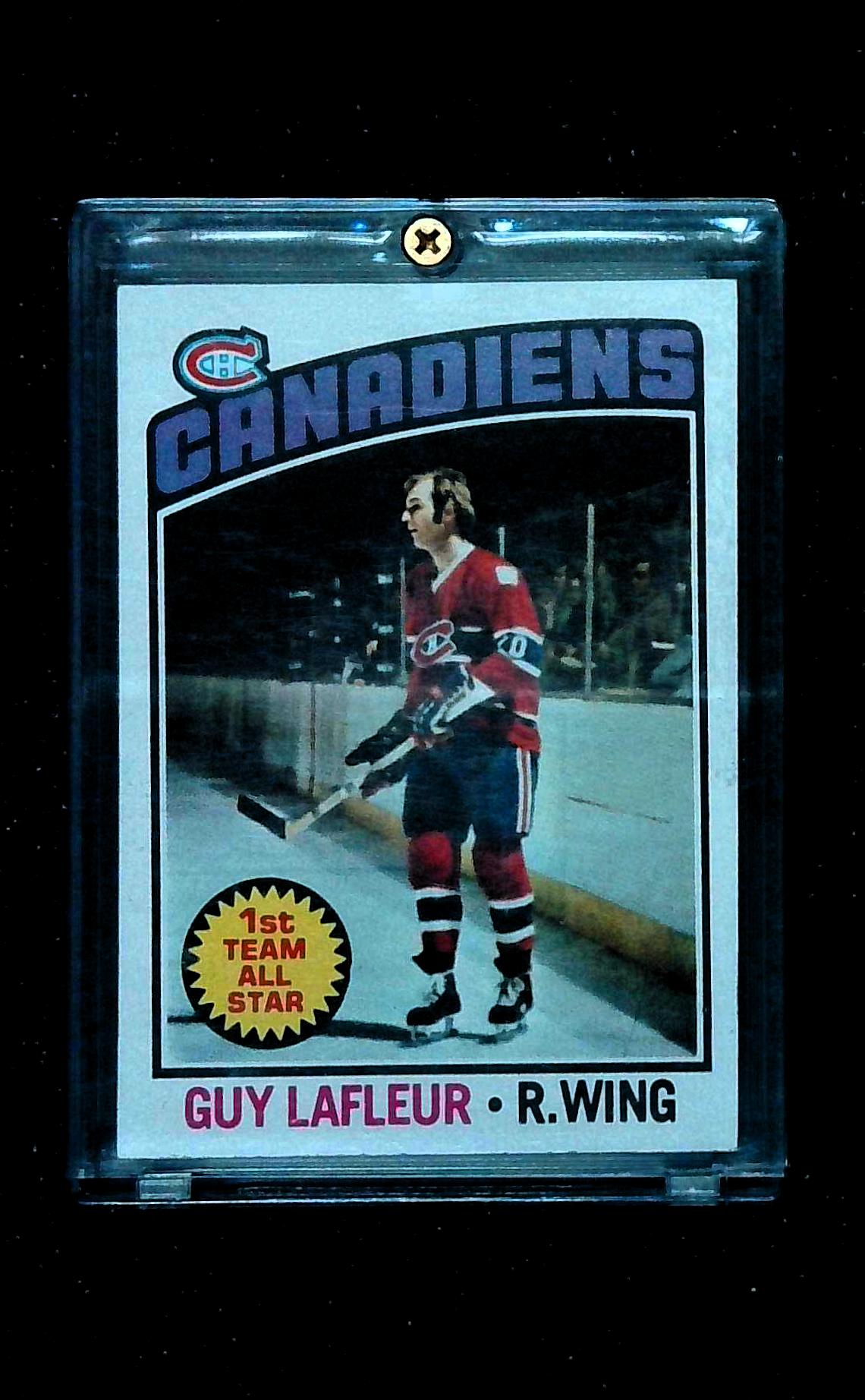 1976-77 Topps #163 Guy Lafleur