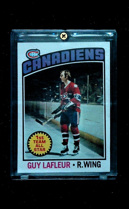 1976-77 Topps #163 Guy Lafleur