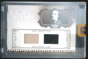 Greta Garbo 2008 Panini Americana Hollywood Icons Celebrity Cuts Dual Relic #'d /50