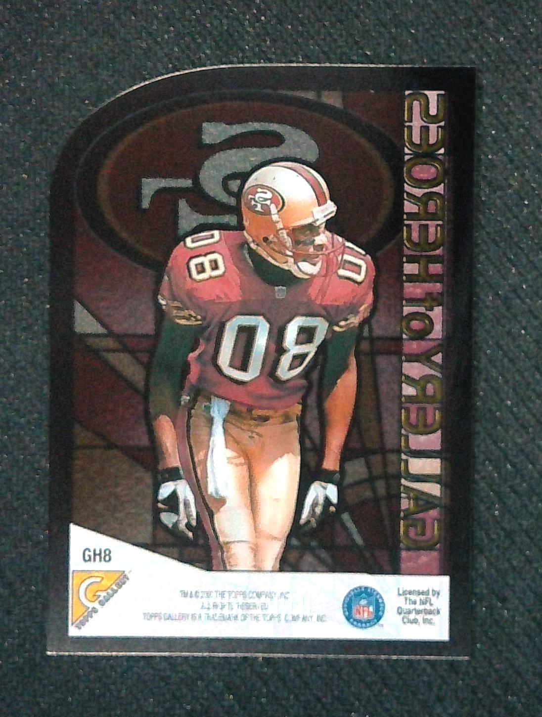 2000 Topps Gallery Jerry Rice Gallery Of Heroes