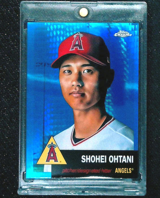 2022 Topps Chrome Platinum Shohei Ohtani Blue Prism Refractor