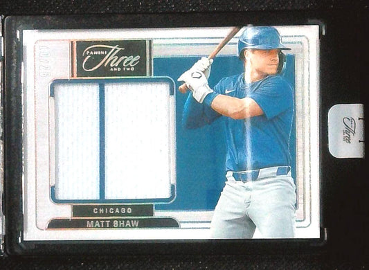 2024 Panini Three and Two Matt Shaw Prospect Jersey Relic /25