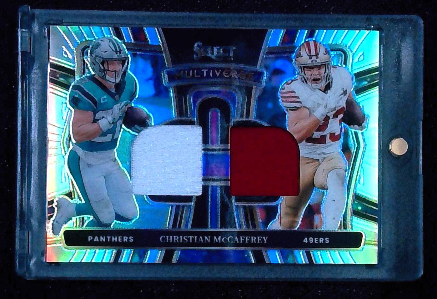 2024 Panini Select Multiverse Christian McCaffrey Dual Relic /149