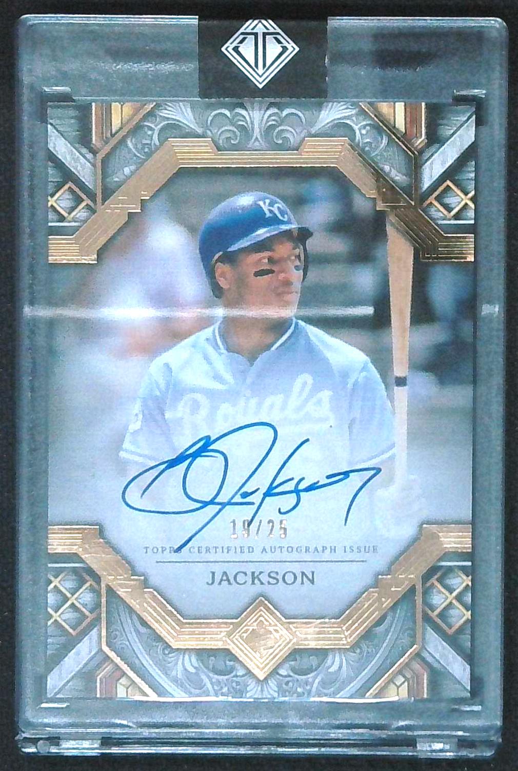 2025 Topps Transcendent Bo Jackson Gold Auto /25 Royals Sealed