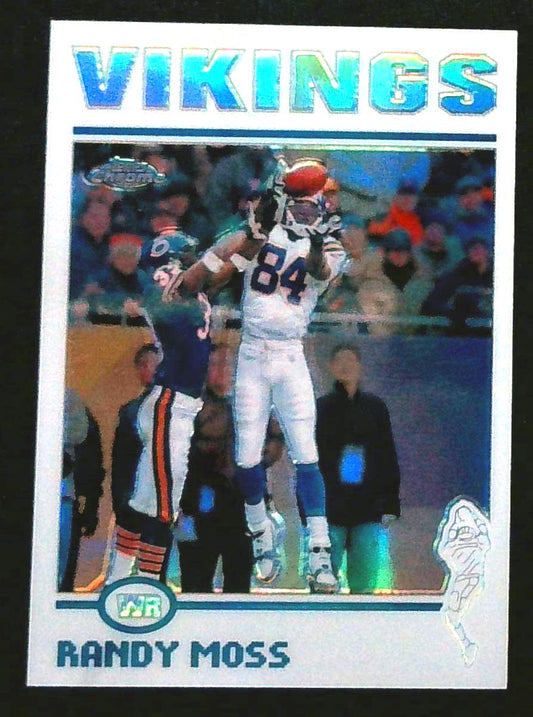 2004 Topps Chrome Randy Moss Refractor #84