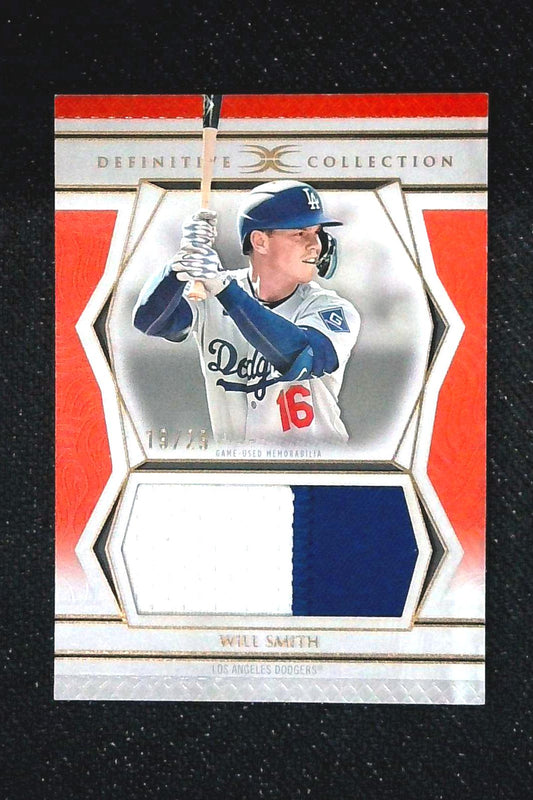 2025 Topps Definitive Will Smith Game Used Jumbo Patch Relic /25