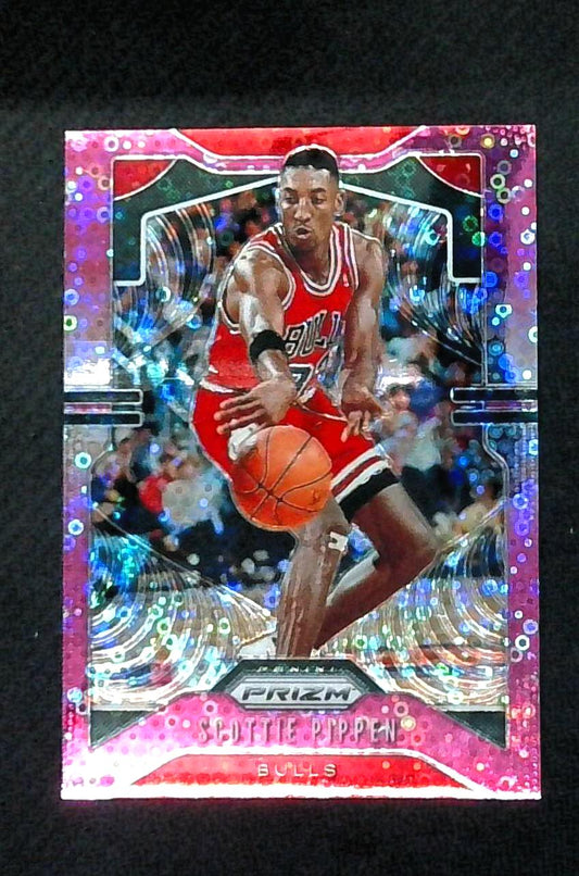 2019-20 Panini Prizm #10 Scottie Pippen Pink Disco Prizm