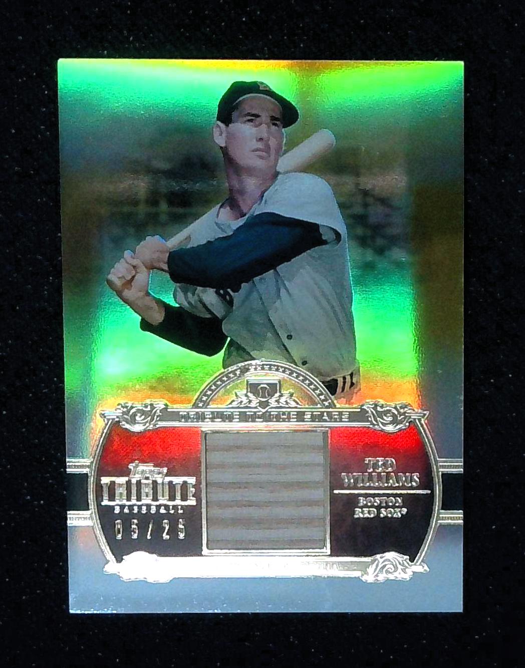 2013 Topps Tribute Ted Williams Bat Relic /25