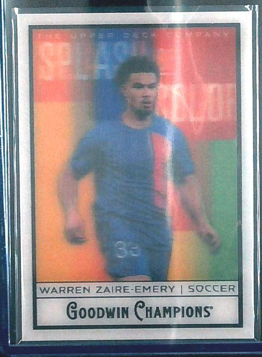 2025 Upper Deck Goodwin Champions SPLASH OF COLOR WARREN ZAIRE-EMERY #SCL-WZ