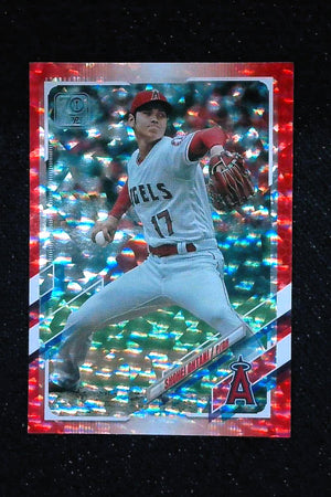 2021 Topps Shohei Ohtani Red Cracked Ice /199