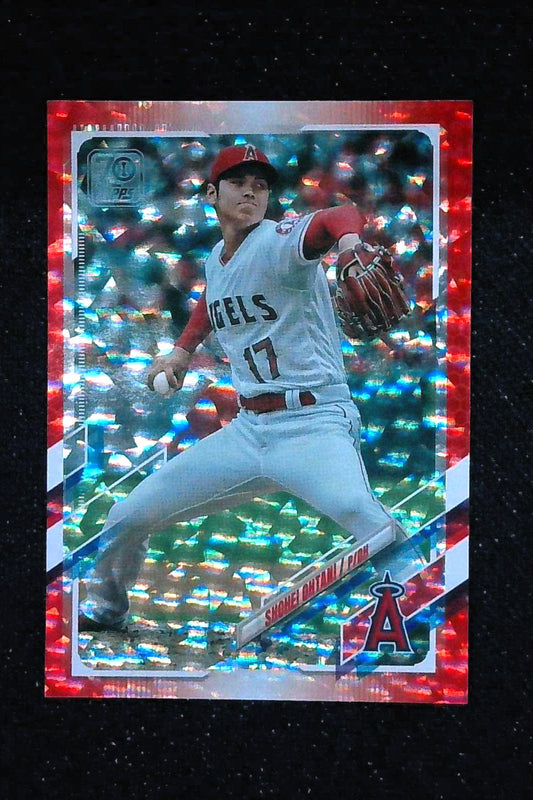 2021 Topps Shohei Ohtani Red Cracked Ice /199
