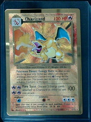 Pokemon Celebrations Gold Metal Charizard Card 4/102 Ultra Premium Col Great American Sports Cards Pokemon Celebrations Gold Metal Charizard Card 4/102 Ultra Premium Col Great American Sports Cards